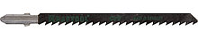 159511-4 Полотна KRAFTOOL, T101D, для эл/лобзика, Cr-V, по дереву, ДСП, ДВП, чистый рез, EU-хвост., шаг 4мм,