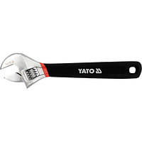 YT-21650 Ключ разводной с ПВХ ручкой 150мм, губки до 19,3мм "Yato"