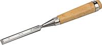 18096-16 Стамеска-долото ЗУБР ''ЭКСПЕРТ'' с деревянной ручкой, хромованадиевая, 16мм