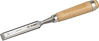 18096-22 Стамеска-долото ЗУБР ''ЭКСПЕРТ'' с деревянной ручкой, хромованадиевая, 22мм