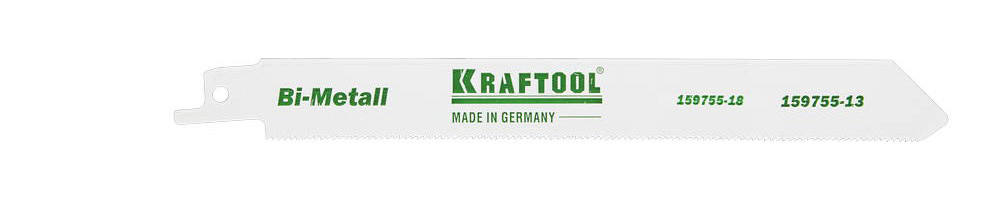 159755-13 Полотно KRAFTOOL ''INDUSTRIE QUALITAT'', S922EF, для эл/ножовки, Bi-Metall, по металлу, шаг 1,4мм, - фото 1 - id-p221699479