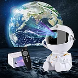 Светильник ночник проектор звездного неба Космонавт (Астронавт), фото 3