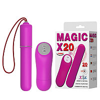 Беспроводной вибростимулятор фиолетовый Magic X20