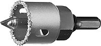 33360-032_z01 Коронка-чашка ЗУБР ''ПРОФЕССИОНАЛ'' c карбид-вольфрамовым нанесением, 32 мм, высота 25 мм, в