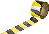 12242-75-200 Сигнальная лента, цвет черно-желтый, 75мм х 200м, ЗУБР Мастер, фото 5