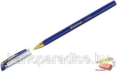 Ручка шариковая Berlingo xGold, 0,7 мм., синяя, игольчатый стержень, грип, арт.CBp_07500