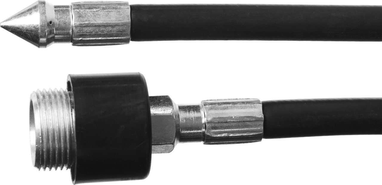 70414-375-8 Шланг для прочистки труб для минимоек ЗУБР, 8м, для пистолета 375 серии - фото 5 - id-p221693861