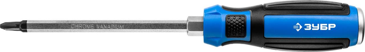 25272-3 Отвертка ударная, сквозной Cr-V стержень, PH3 x 150 мм, усилитель под ключ, магнитный наконечник, - фото 1 - id-p221703763