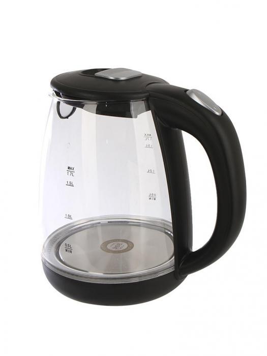 Электрический чайник Redmond RK-G178 электрочайник стеклянный прозрачный жаропрочный с подсветкой - фото 1 - id-p220923537
