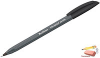 Ручка шариковая Berlingo Triangle Silver, 0,7 мм., трехгранная, черная, арт.CBp_10791