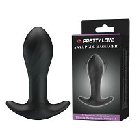 Анальная пробка с вибрацией Anal Plug Massager черная