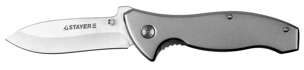 47621-2 Нож STAYER ''PROFI'' складной, с металлической рукояткой, большой - фото 1 - id-p221694959