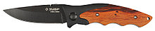 47711 Нож ЗУБР ''ПРЕМИУМ'' СТРЕЛЕЦ складной универсальный, металлическая рукоятка с деревянными вставками,