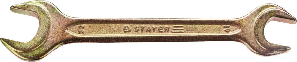 27038-19-22 Ключ STAYER ''MASTER'' гаечный рожковый, 19х22мм - фото 1 - id-p221702901