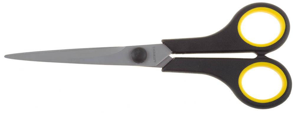 40465-18 Ножницы STAYER ''MASTER'' хозяйственные, двухкомпонентные ручки, 175мм - фото 1 - id-p221695013