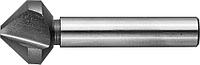 29730-10 Зенкер ЗУБР ''ЭКСПЕРТ'' конусный с 3-я реж. кромками, сталь P6M5, d 20,5х63мм, цилиндрич.хв. d 10мм,