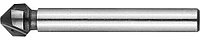 29730-3 Зенкер ЗУБР ''ЭКСПЕРТ'' конусный с 3-я реж. кромками, сталь P6M5, d 6,3х45мм, цилиндрич.хв. d 5мм, для