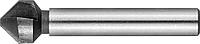 29730-5 Зенкер ЗУБР ''ЭКСПЕРТ'' конусный с 3-я реж. кромками, сталь P6M5, d 10,4х50мм, цилиндрич.хв. d 6мм,