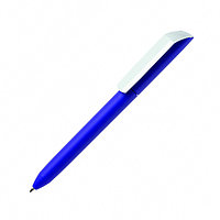Ручка шариковая автоматическая "Flow Pure GOM CB" софт-тач, темно-фиолетовый/белый