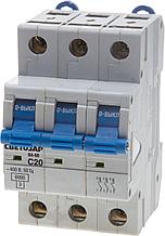 SV-49063-16-C Выключатель автоматический СВЕТОЗАР 3-полюсный, 16 A, ''C'', откл. сп. 6 кА, 400 В