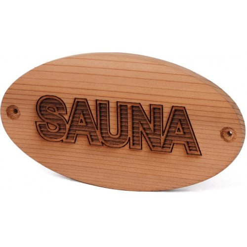 Табличка SAWO "SAUNA" для сауны - фото 1 - id-p221705259