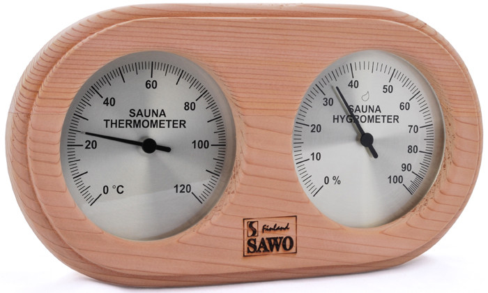 Термогигрометр SAWO для сауны - фото 1 - id-p221705263
