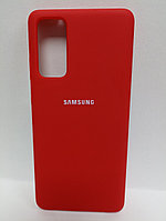 Чехол Samsung S20fe /S20 lite Soft Touch красный