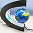 Магнитный левитирующий глобус с подсветкой Globe floating in midair / Светильник - ночник с RGB подсветкой, фото 6