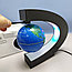 Магнитный левитирующий глобус с подсветкой Globe floating in midair / Светильник - ночник с RGB подсветкой, фото 7