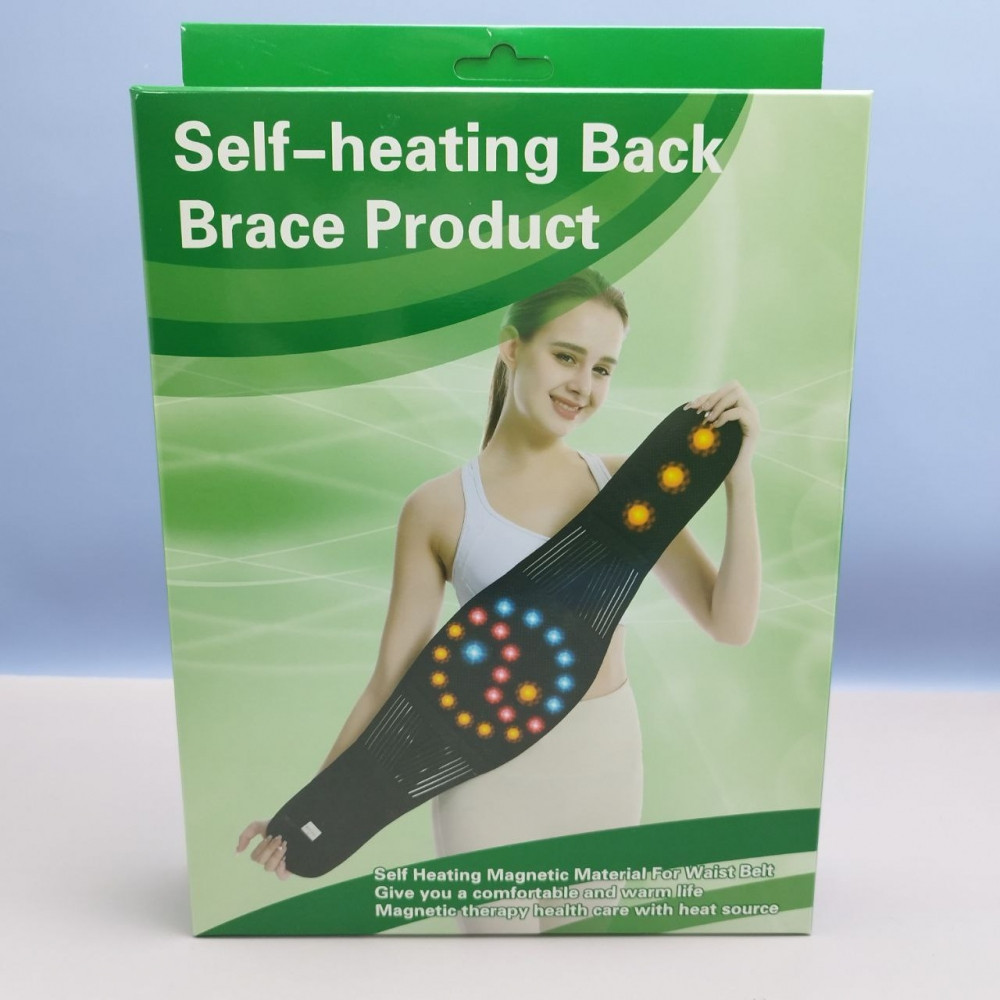 Ортопедический пояс - бандаж с магнитами Brace Product для спины и поясницы / Турмалиновый самонагревающийся - фото 9 - id-p221709031