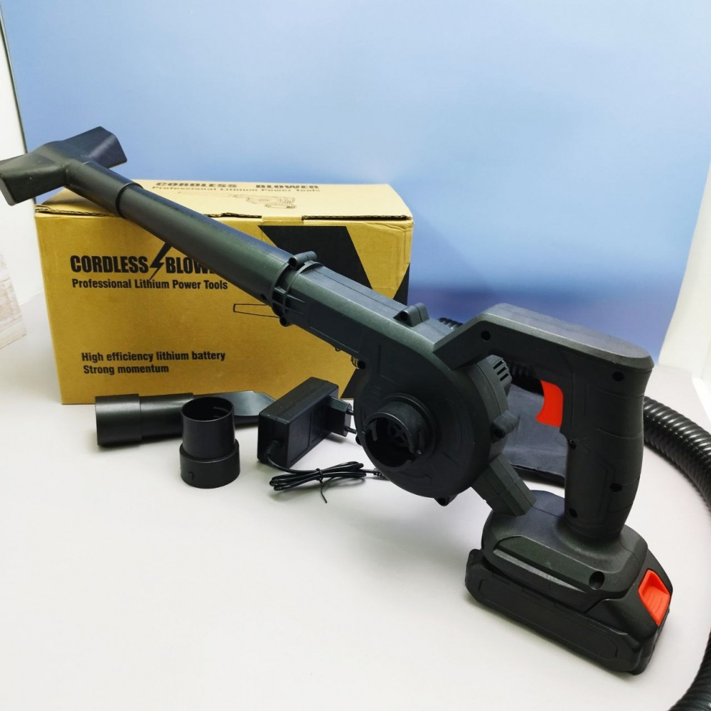 Беспроводной портативный проффесиональный пылесос в автомобиль Cordless Blower / Литиевая батарея - фото 2 - id-p221709045