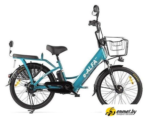 Электровелосипед Eltreco Green City E-Alfa New (синий) - фото 1 - id-p221706825