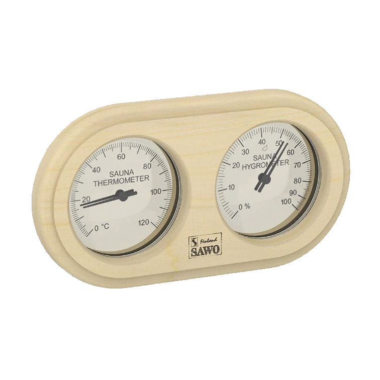SAWO 222-THP термометр и гигрометр термогигрометр для бани сауны Саво - фото 2 - id-p221705235