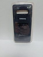 Чехол Samsung S10 plus Silicone Case черный