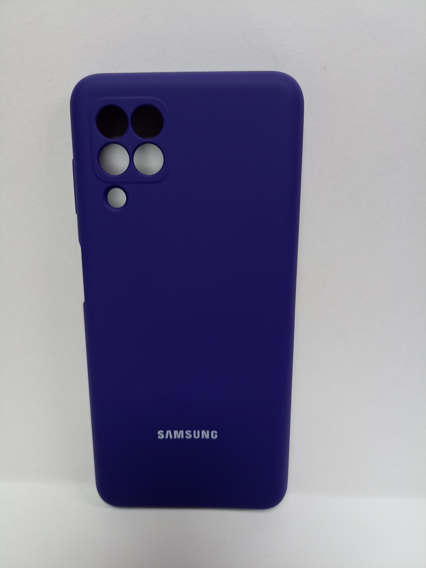 Чехол Samsung A22 soft touch фиолетовый - фото 1 - id-p221712406