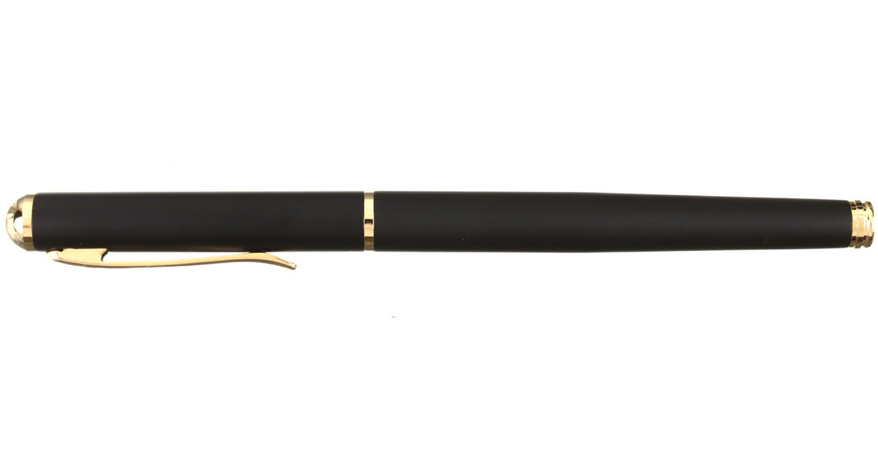 Ручка подарочная перьевая Marvel корпус черный с золотистым, синяя - фото 3 - id-p221709896