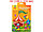 Бумага цветная односторонняя А5 «Приключения Енота» 7 цветов, 7 л., с блестками, фото 4