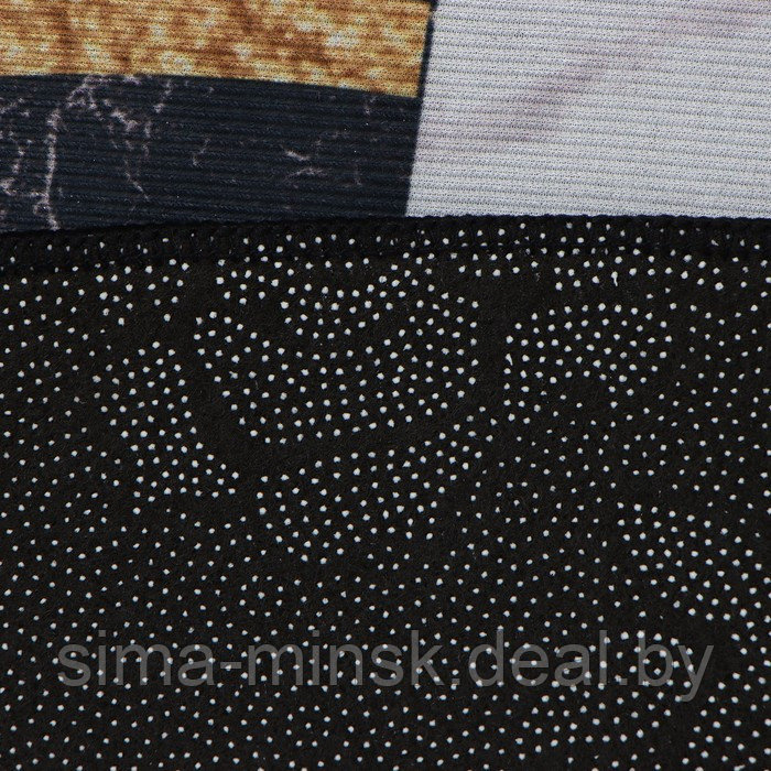 Ковер Этель "Черно-белый" d 120 см, 700г/м2 - фото 4 - id-p221721245