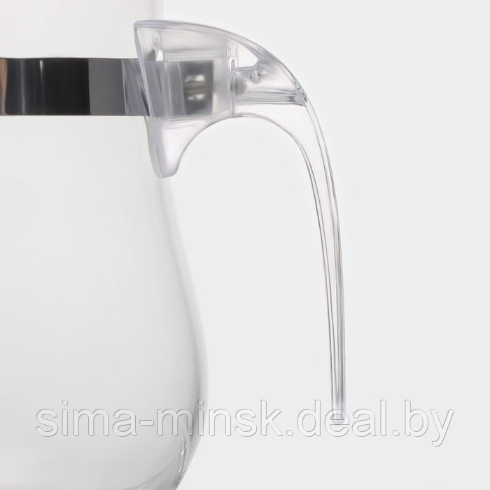 Чайник стеклянный заварочный Magistro «Мехико», 350 мл, с металлическим ситом, пластиковая колба - фото 3 - id-p221721446
