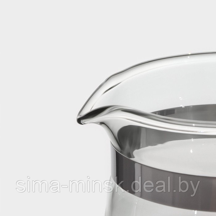 Чайник стеклянный заварочный Magistro «Мехико», 350 мл, с металлическим ситом, пластиковая колба - фото 5 - id-p221721446