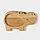 Менажница - тарелка деревянная Adelica «Бегемотик», 19,5×12,5×1,8 см, берёза, фото 3