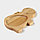 Менажница - тарелка деревянная Adelica «Бегемотик», 19,5×12,5×1,8 см, берёза, фото 4