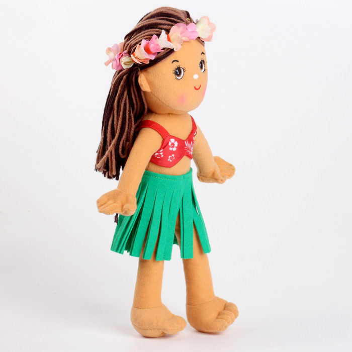 Мягкая игрушка "Кукла" в цветочном ободке, 35 см - фото 3 - id-p221728654