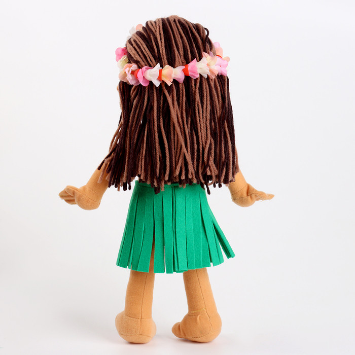 Мягкая игрушка "Кукла" в цветочном ободке, 35 см - фото 4 - id-p221728654