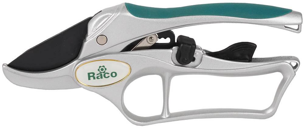 4206-53/150C Секатор RACO с алюминиевыми рукоятками, храповым механизмом и эфесом, рез до 20мм, 200мм - фото 1 - id-p221727764
