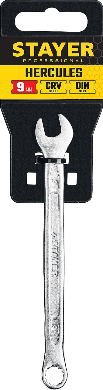 27081-09_z01 Комбинированный гаечный ключ 9 мм, STAYER HERCULES - фото 2 - id-p221733838