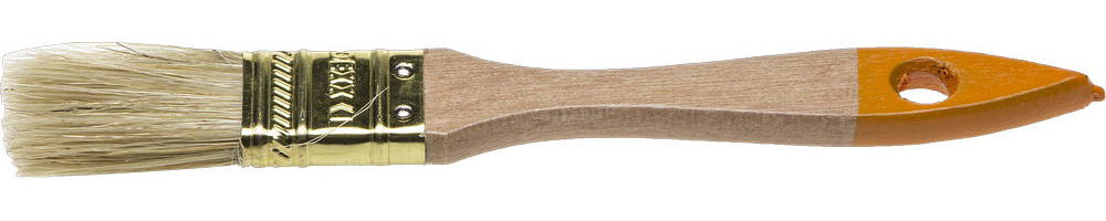 0100-025_z02 Кисть флейцевая DEXX ''ПРАКТИК'', деревянная ручка, натуральная щетина, индивидуальная упаковка, - фото 1 - id-p221727977