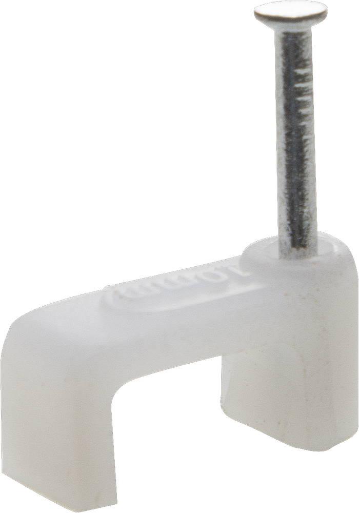 4511-08 Скоба-держатель для плоского кабеля, с оцинкованным гвоздем, 8 мм, 100 шт, STAYER Master - фото 1 - id-p221726023