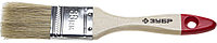 4-01001-038 Кисть плоская ЗУБР ''УНИВЕРСАЛ-СТАНДАРТ '', натуральная щетина, деревянная ручка, 38мм