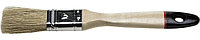 0102-025 Кисть плоская STAYER ''UNIVERSAL-EURO'', светлая натуральная щетина, деревянная ручка, 25мм
